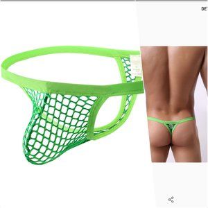 Men's Mesh Panties Hollow Thong Lingerie for Men